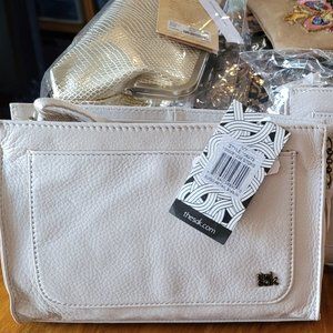 Sak Ivy Stone Demi Clutch Leather Crossbody Bag Handbag Purse